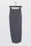 Swaying/knit after a split silk long skirt SW23SS3B17 watt gray